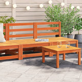 Patio Sofas Armless 2 pcs Wax Brown 27.6"x27.6"x26.4" Solid Wood Pine - 