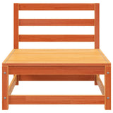 Patio Sofas Armless 2 pcs Wax Brown 27.6"x27.6"x26.4" Solid Wood Pine - 
