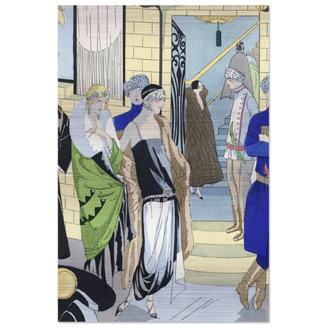Paul Poiret and Philippe et Gaston (1924) - Brushed Aluminum Print - 60x90 cm / 24x36″ - 