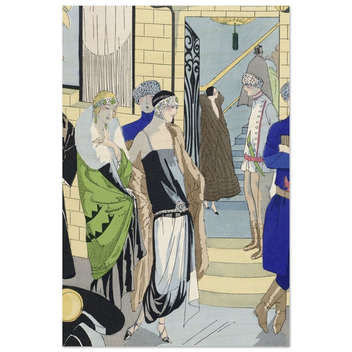 Paul Poiret and Philippe et Gaston (1924) - Wood Prints - 30x45 cm / 12x18″ - 10 mm