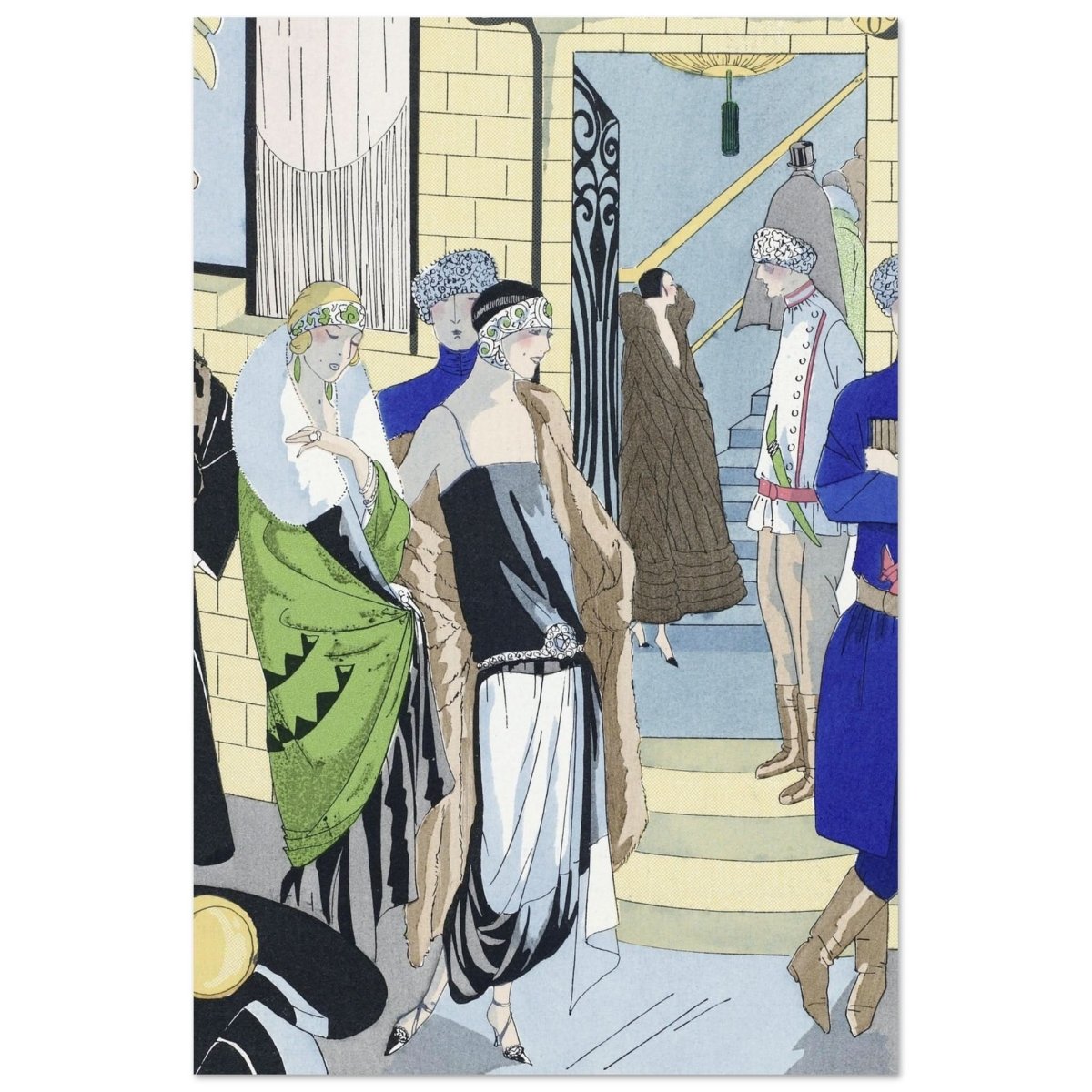 Paul Poiret and Philippe et Gaston (1924) - Aluminum Print - 60x90 cm / 24x36″ - 