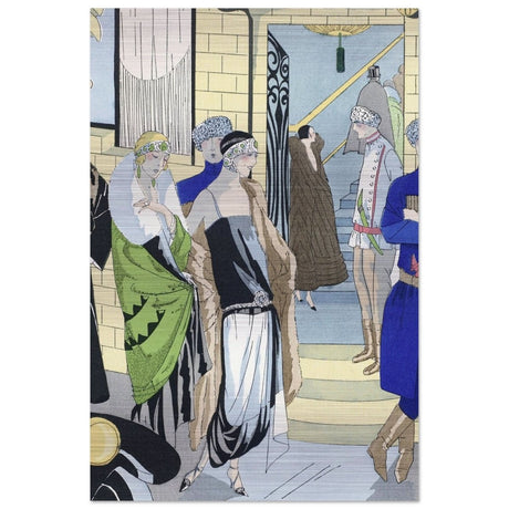 Paul Poiret and Philippe et Gaston (1924) - Brushed Aluminum Print - 40x60 cm / 16x24″ - 