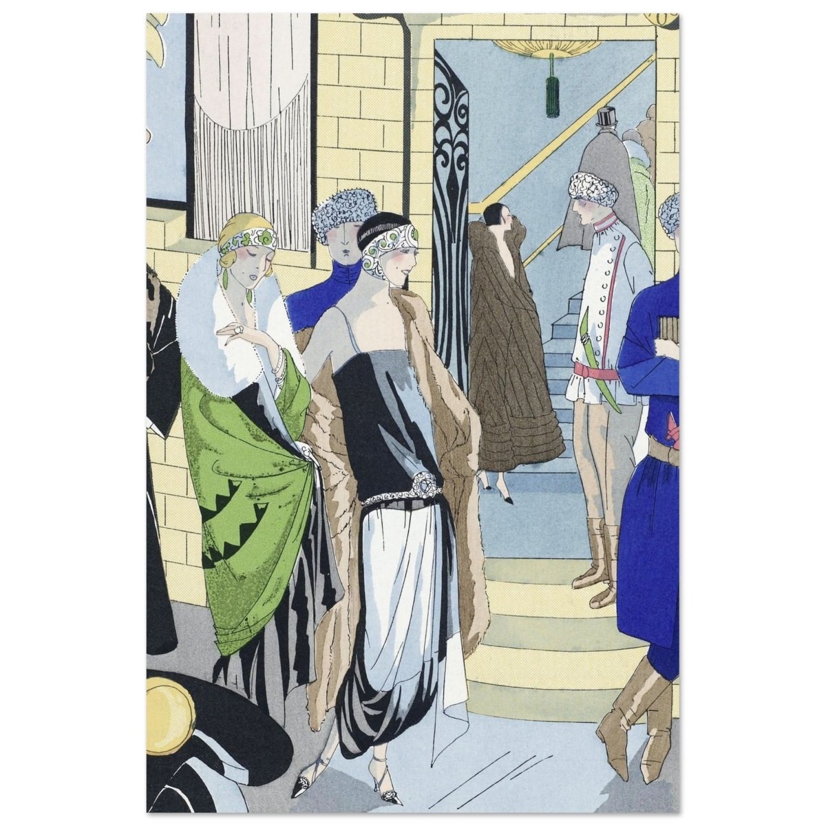 Paul Poiret and Philippe et Gaston (1924) - Aluminum Print - 50x75 cm / 20x30″ - 