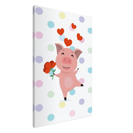 Peppa Pig | Kids Room Canvas Wall Art – Immersive Nursery Decor with Enhanced Texture - 60x90 cm / 24x36″ - Design Option 1 - 