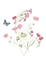 "Petal Reverie" |V03|– Soft Bloom Botanical Series | Wall Art Print | 5 Design Options - 20x30 cm / 8x12" - Design Option4 - Canvas