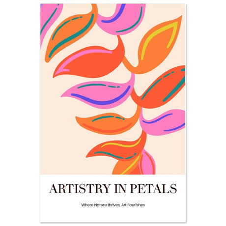 Petal Symphony - Aluminum Print - 50x75 cm / 20x30″ - 