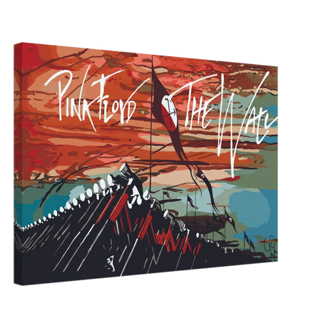 Pink Floyd – Breaking the Wall | A Tribute to Psychedelic Rock & Surrealism - 40x60 cm / 16x24″ - Canvas - 