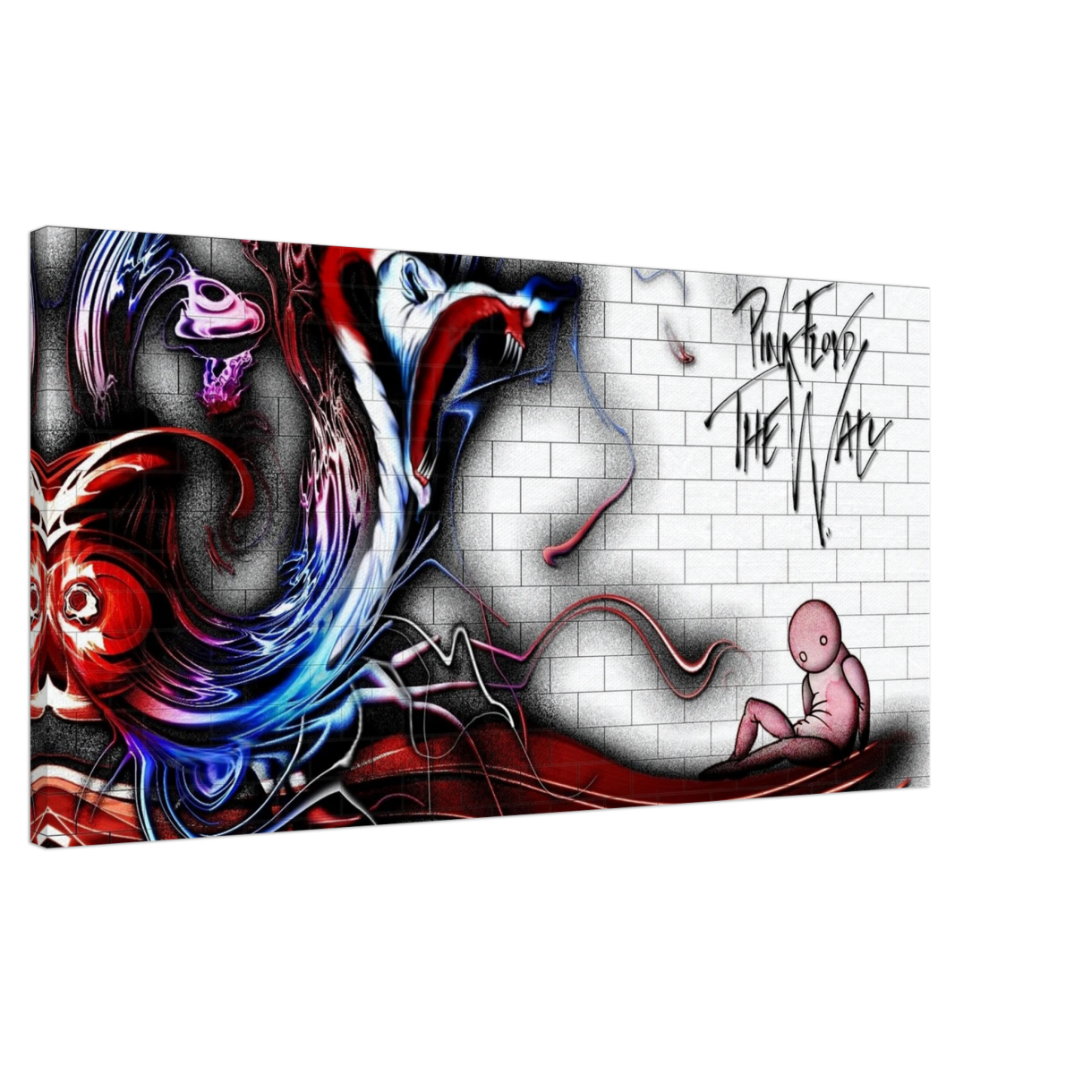 Pink Floyd – The Wall | A Tribute to Psychedelic Rock & Surrealism - Wide Print - 50x100 cm / 20x40″ - 