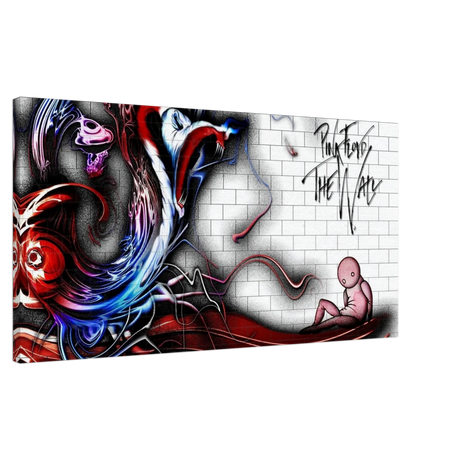 Pink Floyd – The Wall | A Tribute to Psychedelic Rock & Surrealism - Wide Print - 50x100 cm / 20x40″ - 