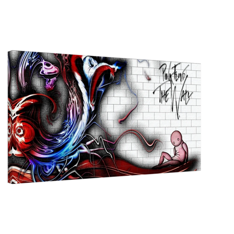 Pink Floyd – The Wall | A Tribute to Psychedelic Rock & Surrealism - Wide Print - 40x80 cm / 16x32″ - 