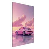 Pink Sunset Dream | Porsche Canvas & Fine Art wall art Print - Canvas - 60x90 cm / 24x36″ - 