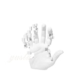 Pixelated Palm Sculpture – Modern Abstract Resin Hand Art - Mosaic Palm Small - 
