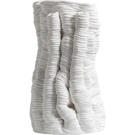 Popcorn Abstract Resin Vase – Modern Art Sculpture Home Décor - Large (34.5 x 19 x 18 cm) - 