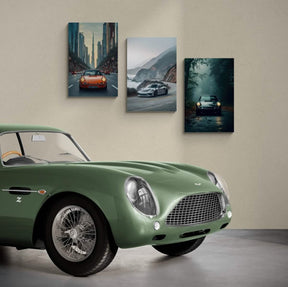 Porsche Perspectives – Trio Canvas & Framed Canvas Set - Canvas - 30X45 CM / 12X18″ - 