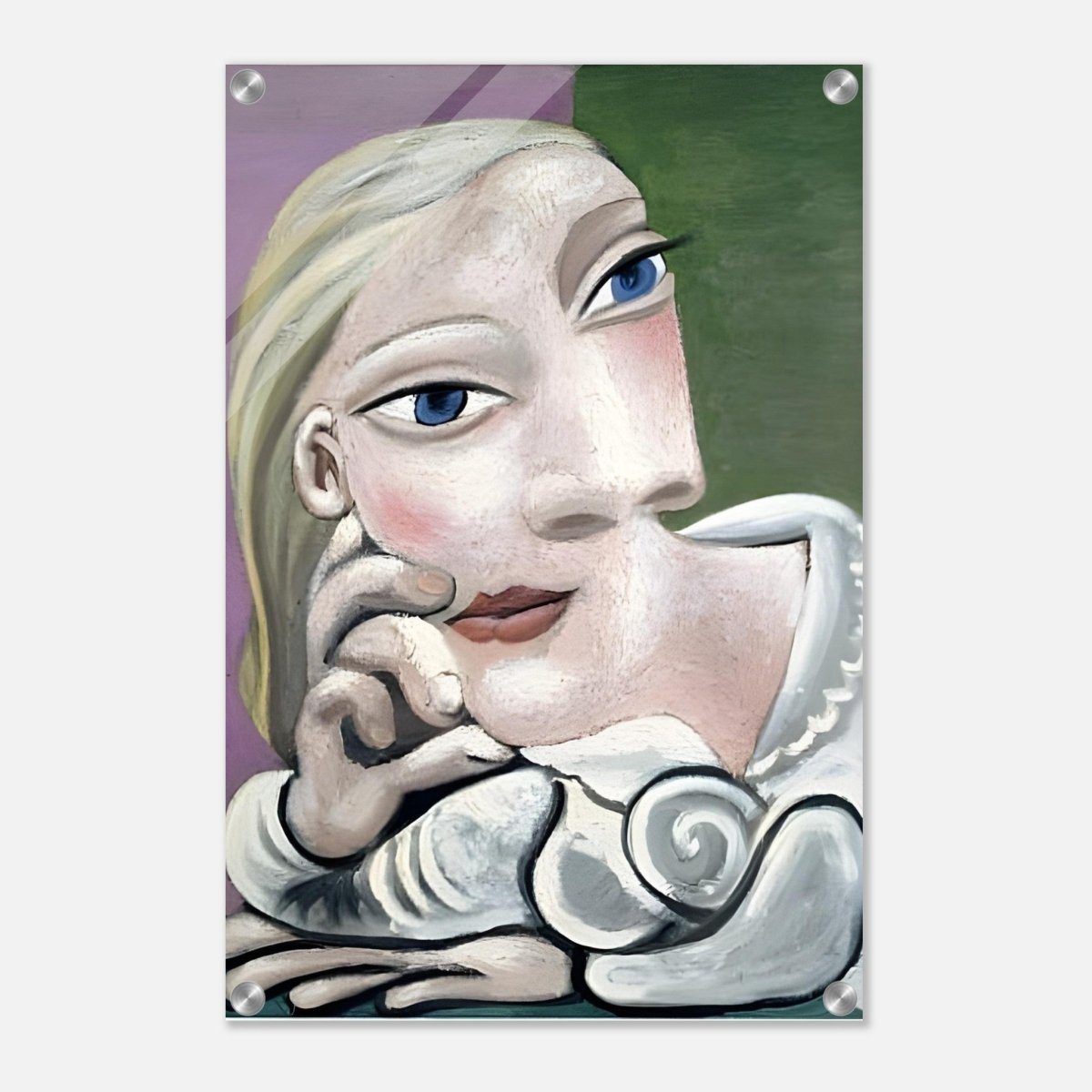 Portrait Marie - Thérèse Walter' by Pablo Picasso (1937) | Wall art print - Acrylic Print - 30x45 cm / 12x18″ - 