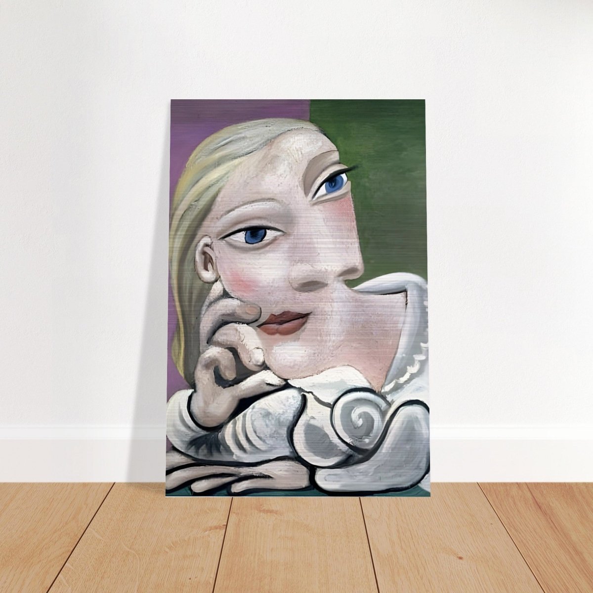 Portrait Marie - Thérèse Walter' by Pablo Picasso (1937) | Wall art print - Brushed Aluminum Print - 30x45 cm / 12x18″ - 