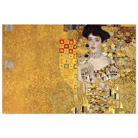 Portrait of Adele Bloch - Bauer by Gustav Klimt | Vintage wall art print - Aluminum Print - 50x75 cm / 20x30″ - 