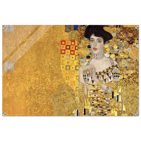 Portrait of Adele Bloch - Bauer by Gustav Klimt | Vintage wall art print - Acrylic Print - 60x90 cm / 24x36″ - 