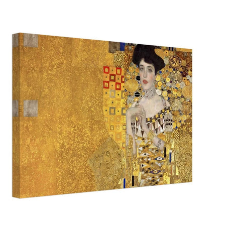 Portrait of Adele Bloch - Bauer by Gustav Klimt | Vintage wall art print - Canvas - 30x45 cm / 12x18″ - 