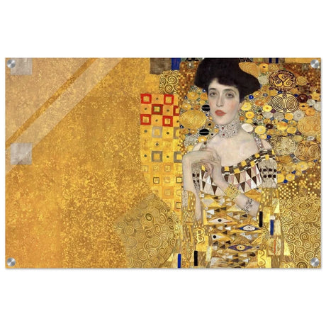 Portrait of Adele Bloch - Bauer by Gustav Klimt | Vintage wall art print - Acrylic Print - 50x75 cm / 20x30″ - 