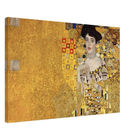 Portrait of Adele Bloch - Bauer by Gustav Klimt | Vintage wall art print - Canvas - 50x75 cm / 20x30″ - 