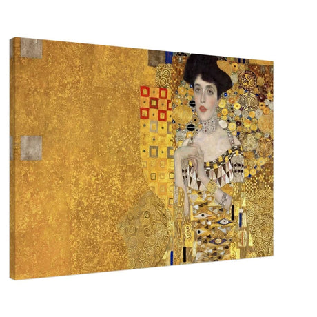 Portrait of Adele Bloch - Bauer by Gustav Klimt | Vintage wall art print - Canvas - 60x90 cm / 24x36″ - 