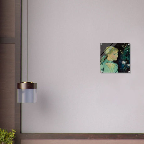 Portrait of Adeline Ravoux by Vincent van Gogh - Acrylic Print - 40x40 cm / 16x16″ - 