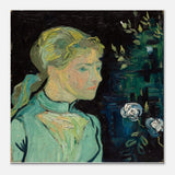 Portrait of Adeline Ravoux by Vincent van Gogh - Aluminum Print - 40x40 cm / 16x16″ - 