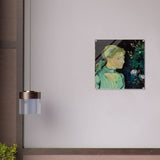 Portrait of Adeline Ravoux by Vincent van Gogh - Acrylic Print - 60x60 cm / 24x24″ - 