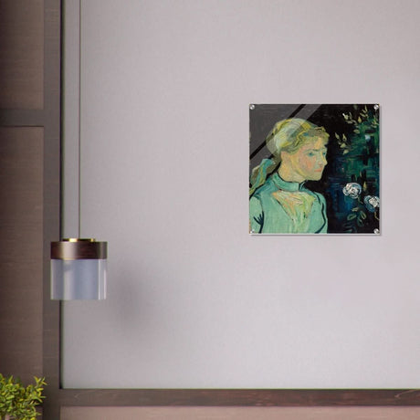 Portrait of Adeline Ravoux by Vincent van Gogh - Acrylic Print - 60x60 cm / 24x24″ - 