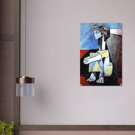 Portrait of Jacqueline Roque by Pablo Picasso 1954 - Acrylic Print - 60x90 cm / 24x36″ - 