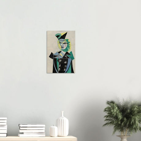 Portrait Of Nusch Eluard by Pablo Picasso - Wood Prints - 30x45 cm / 12x18″ - 20 mm