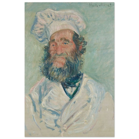 Portrait of Père Paul by Claude Monet | Vintage wall art print - Wood Prints - 60x90 cm / 24x36″ - 