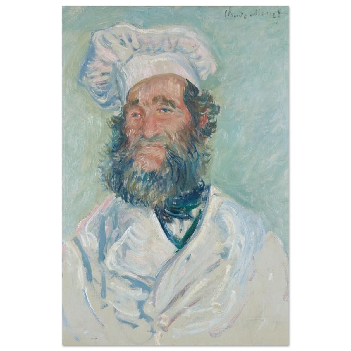 Portrait of Père Paul by Claude Monet | Vintage wall art print - Aluminum Print - 40x60 cm / 16x24″ - 