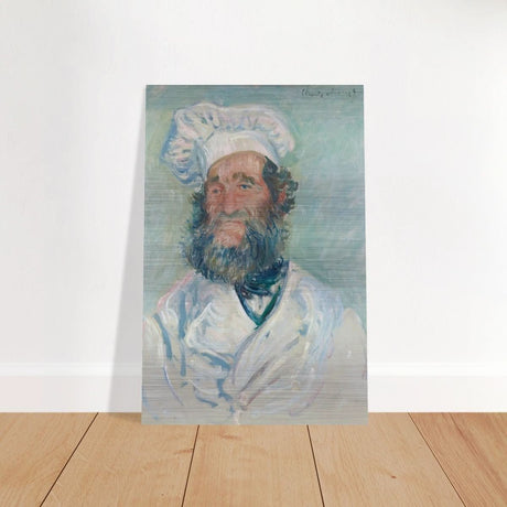 Portrait of Père Paul by Claude Monet | Vintage wall art print - Brushed Aluminum Print - 60x90 cm / 24x36″ - 