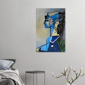 Portrait of Sylvette David By Pablo Picasso 1954 - Aluminum Print - 60x90 cm / 24x36″ - 