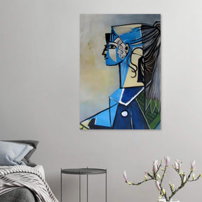 Portrait of Sylvette David By Pablo Picasso 1954 - Aluminum Print - 70x100 cm / 28x40″ - 