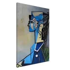 Portrait of Sylvette David By Pablo Picasso 1954 - Canvas - 70x100 cm / 28x40″ - Slim