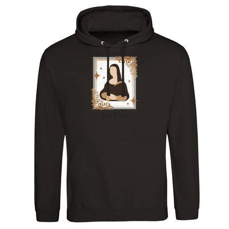 Premium Unisex Pullover Hoodie | JustHoods | DVA Logo - M - Deep Black - 
