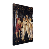 Primavera by Sandro Botticelli | Vintage wall art print - 30x45 cm / 12x18″ - Canvas - 