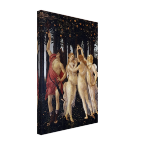 Primavera by Sandro Botticelli | Vintage wall art print - 30x45 cm / 12x18″ - Canvas - 
