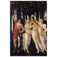 Primavera by Sandro Botticelli | Vintage wall art print - 40x60 cm / 16x24″ - Aluminum Print - 