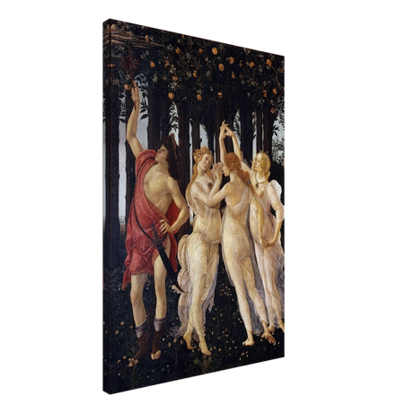 Primavera by Sandro Botticelli | Vintage wall art print - 50x75 cm / 20x30″ - Canvas - 