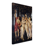 Primavera by Sandro Botticelli | Vintage wall art print - 40x60 cm / 16x24″ - Canvas - 