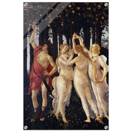 Primavera by Sandro Botticelli | Vintage wall art print - 50x75 cm / 20x30″ - Acrylic Print - 