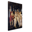 Primavera by Sandro Botticelli | Vintage wall art print - 60x90 cm / 24x36″ - Canvas - 