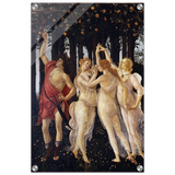 Primavera by Sandro Botticelli | Vintage wall art print - 40x60 cm / 16x24″ - Acrylic Print - 