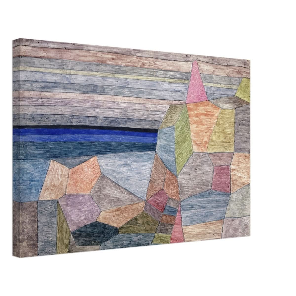 Promontorio Ph by Paul Klee 1933 Abstract Wall Art - Canvas - 40x60 cm / 16x24″ - Slim