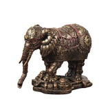 Punk Whale Ship Steampunk Statue Tabletop Decoration Object Accessories - Elephant - 