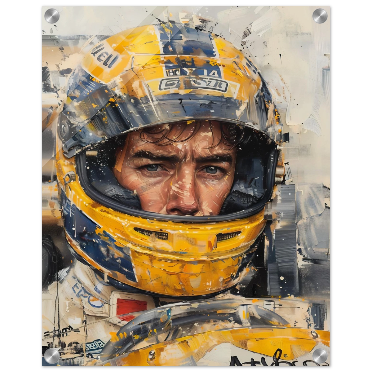 Racing Legend – The Spirit of Speed & Determination | Racing collection wall art print - Acrylic Print - 40x50 cm / 16x20″ - 